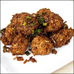 "Vegetable Manchurian  (VEG Starter) - 1 Plate - Click here to View more details about this Product